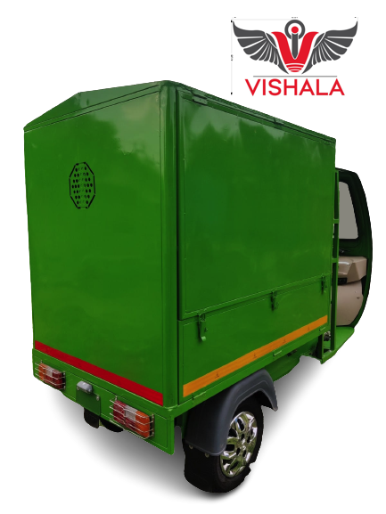 Vishala E Rickshaw Loader Vegetable Cart Truck Vishala E Vehicles