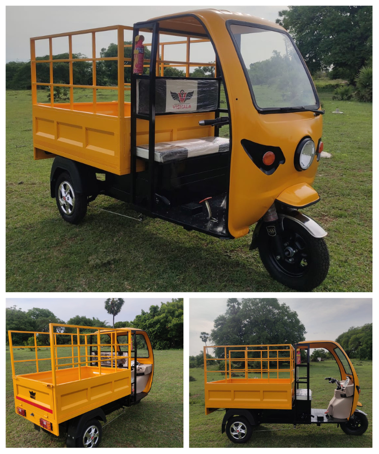 Vishala Loader E-Rickshaw With Grill