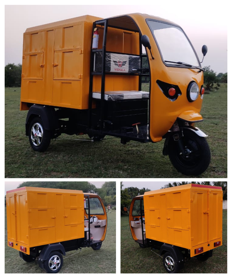 Vishala E-Rickshaw Loader Container